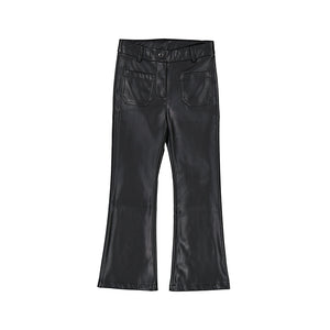 Mayoral 7508-28 Black Leatherette Long Pants(HE)