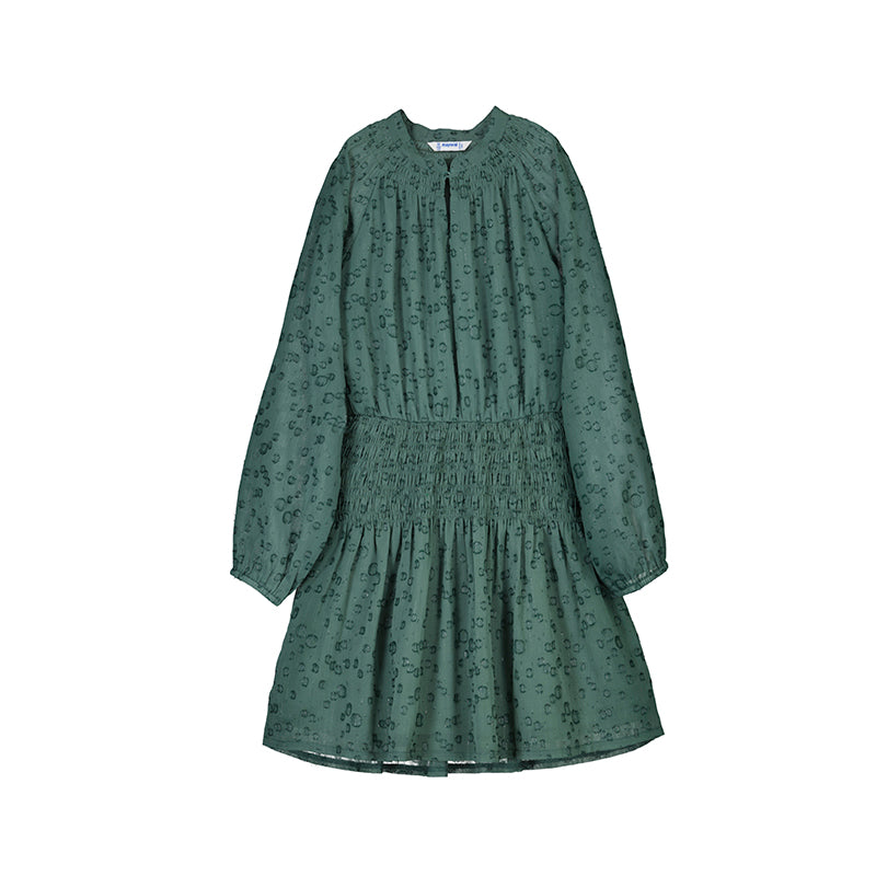 Mayoral Eucalyptist Chiffon Dress Style: 7909-055