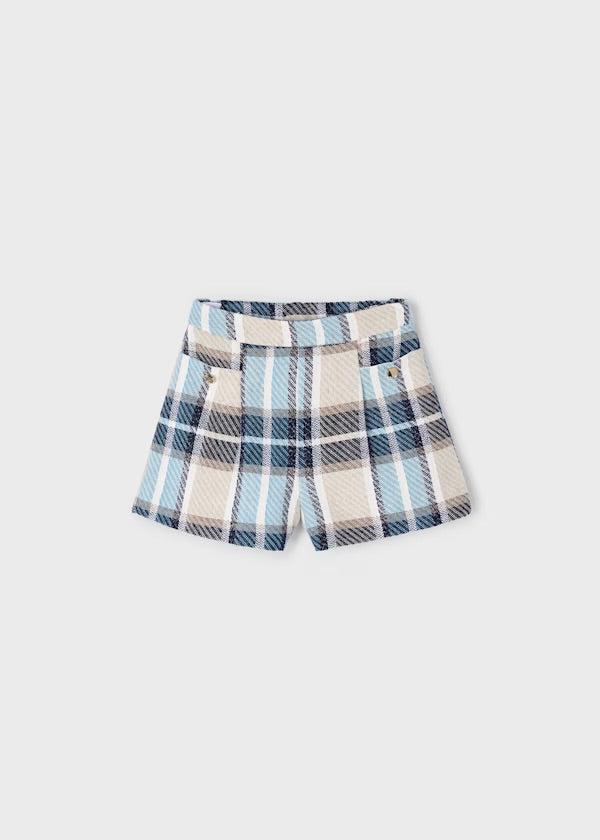 Mayoral Plaid Tweed Winter Shorts 4225-40