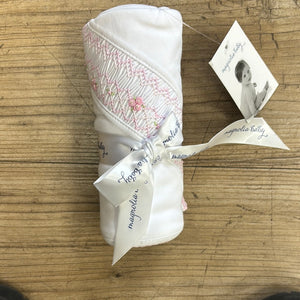 Magnolia Baby Pink Smocked Blanket (STHE)