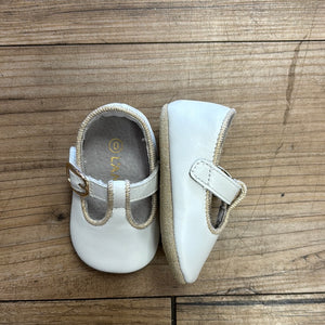 L'Amour 3533 Infant Girls Evie T-Strap Crib Shoe (STHE)