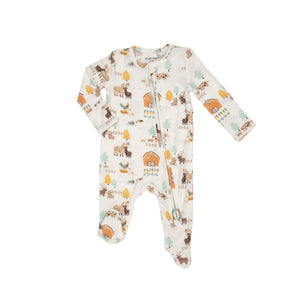 Angel Dear 651F3ALF Alpaca Farm 2 Way Zipper Footie (HE)