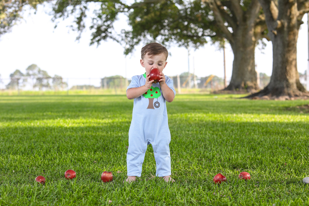 Trotter Street Kids Apple Tree & Tire Swing Romper TSK-00710 (HE)