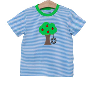 Trotter Street Kids Apple Tree & Tire Swing Shirt TSK-00878