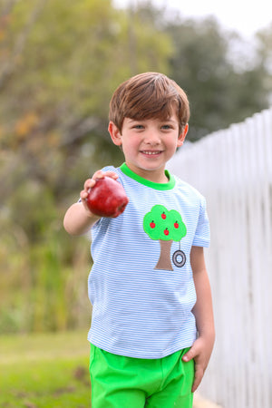 Trotter Street Kids Apple Tree & Tire Swing Shirt TSK-00878