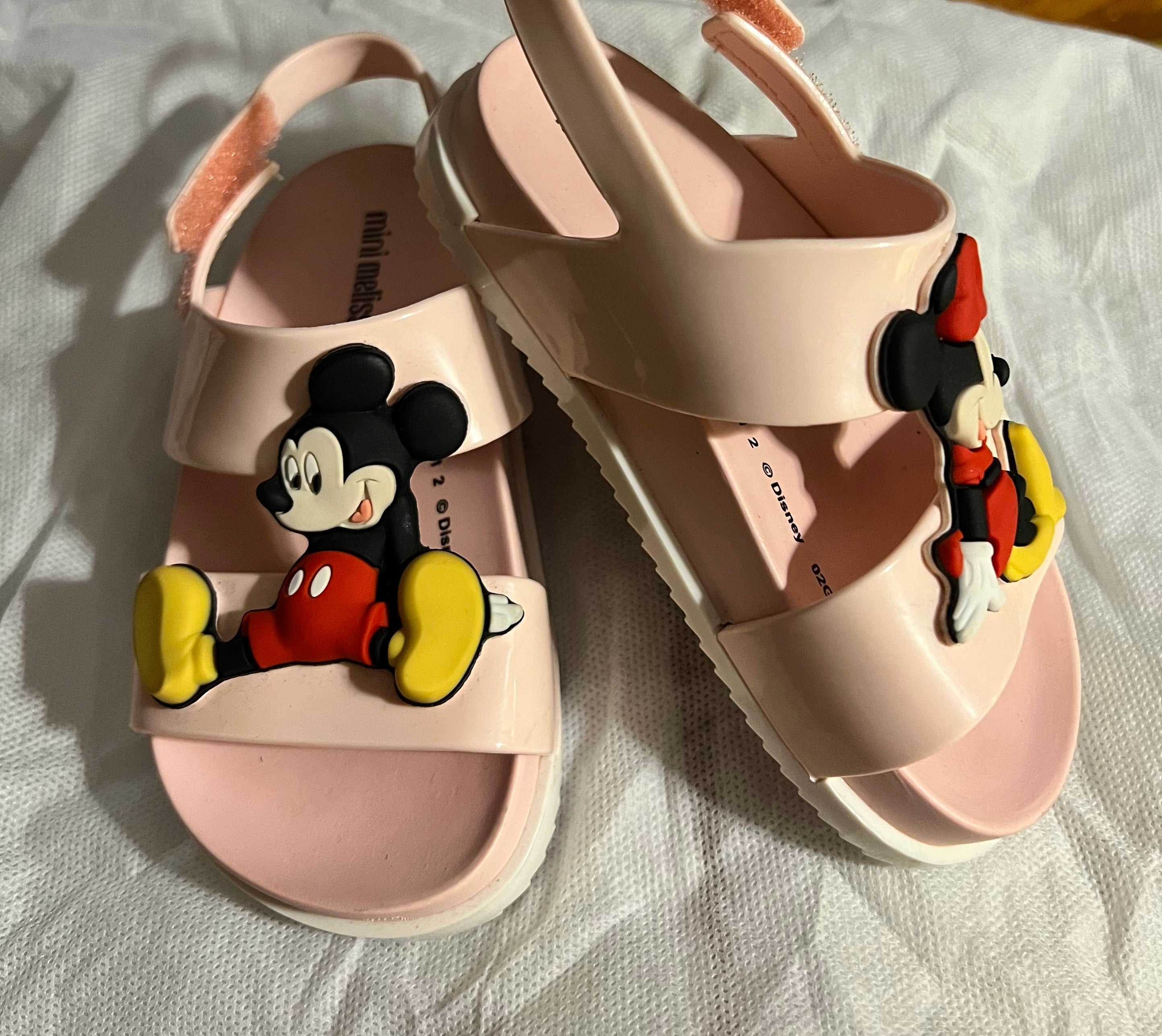 Mini Melissa 32622 Pink/White Mickey and Minnie (STHE) – Poppeas, LLC