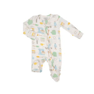 Angel Dear 651F3BAT1 Baking Tools 2 Way Zipper Footie Bamboo (HE)