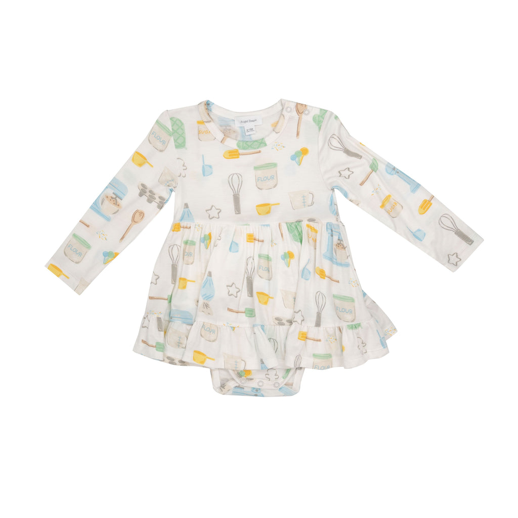 Angel Dear 547F3BAT Baking Tools Twirly  Bamboo Bodysuit Dress (HE)