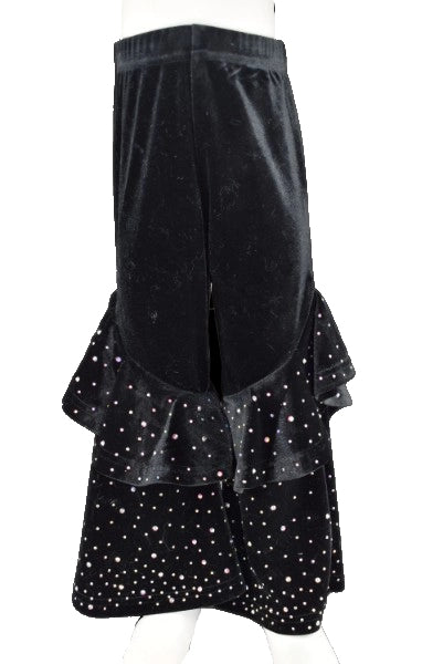 ML Kids Velour Bell Bottoms with Crystal Accents LG0039 (STHE)