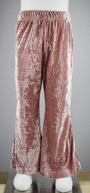 ML Kids Blush Velour Pants LG0044(STHE)
