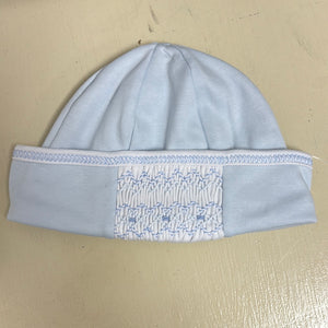 Magnolia Baby Blue Smocked Hat (STHE)