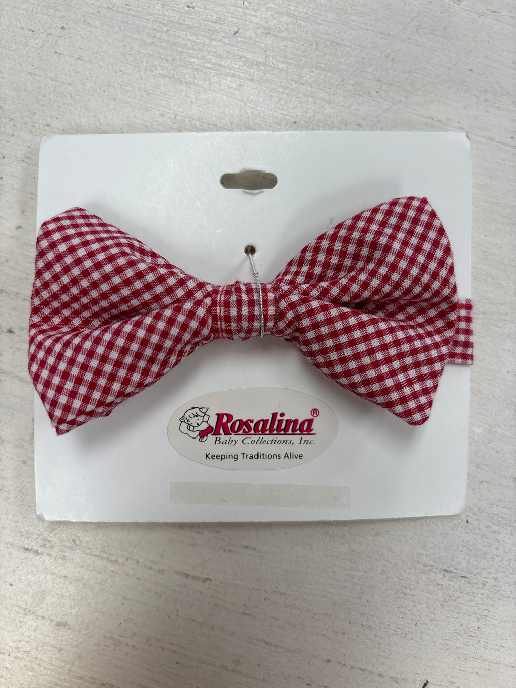 Rosalina Red Plaid Bow Tie (STHE)