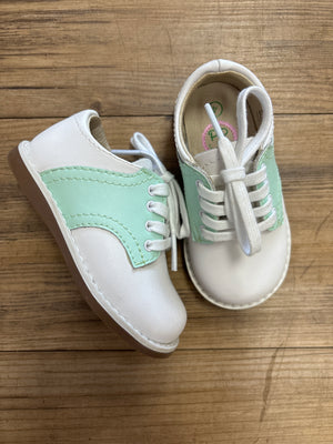 Posh Pickle Mint Green and White Saddle Oxford (STHE)