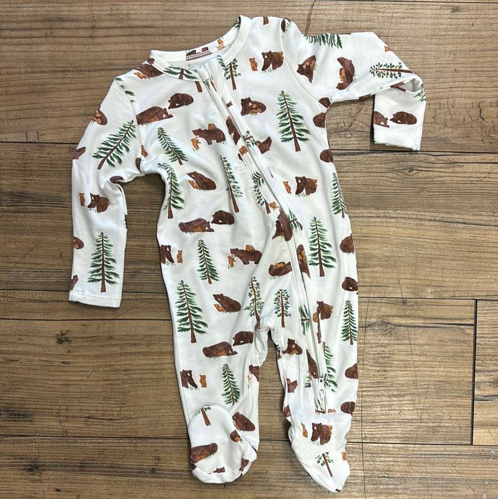 Angel Dear 651S3LIB32 Little Bears 2 Way Zipper Footie (STHE)