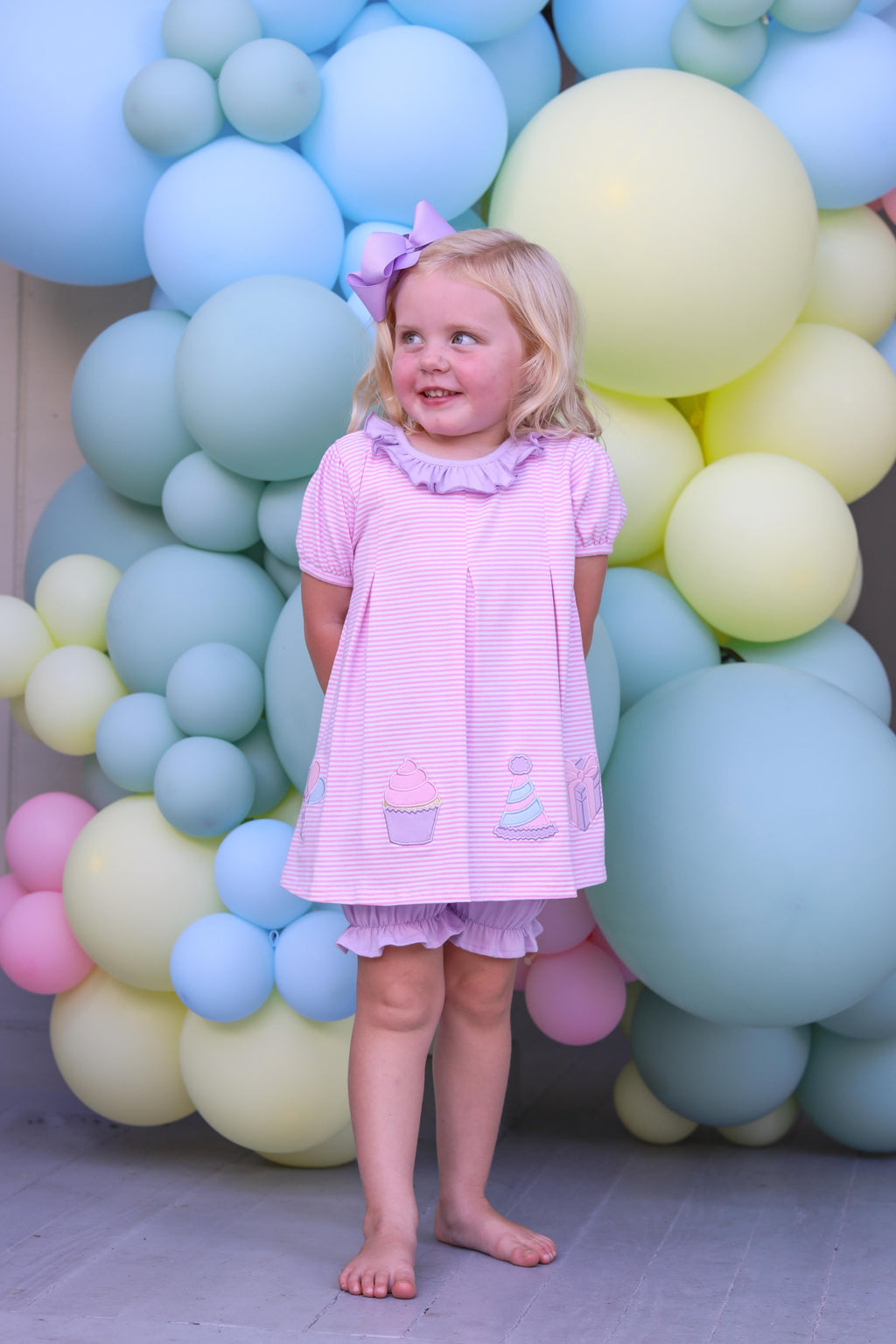 Trotter Street Kids Birthday Bloomer Set TSK-00948 (STHE)
