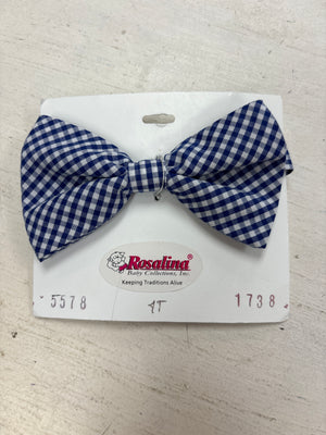 Rosalina Blue Plaid Bow Tie (STHE)