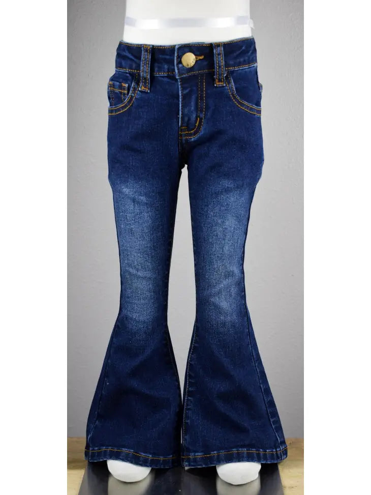 ML Kids Dark Washed Fit and Flare Bells FP0029 (STHE)