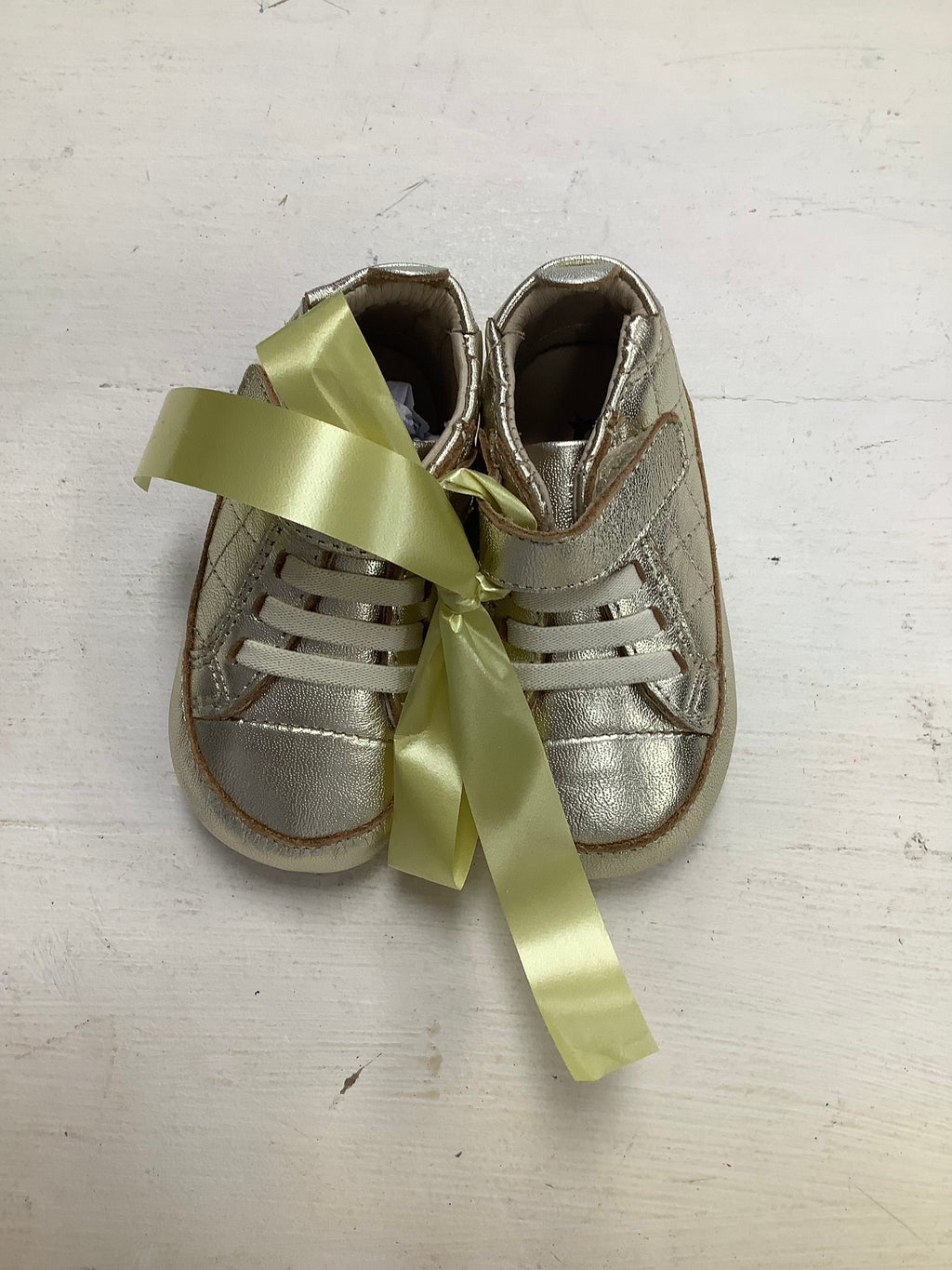 Old Soles Gold Quilted Sneaker (STHE)