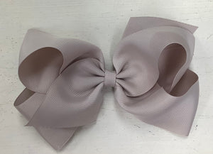 Wee Ones KB King Classic Grosgrain Girls Hair Bow (Plain Wrap) 6.25x5
