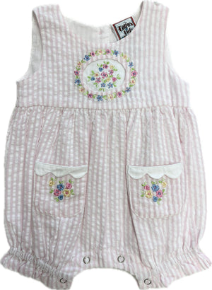 Cotton Kids Bunny Reversible Collar Romper (HE)