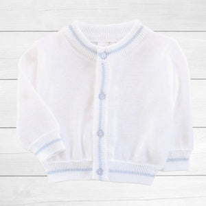Dolce Goccia White and Blue Sweater (HE)