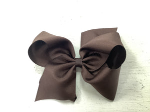 Wee Ones KB King Classic Grosgrain Girls Hair Bow (Plain Wrap) 6.25x5