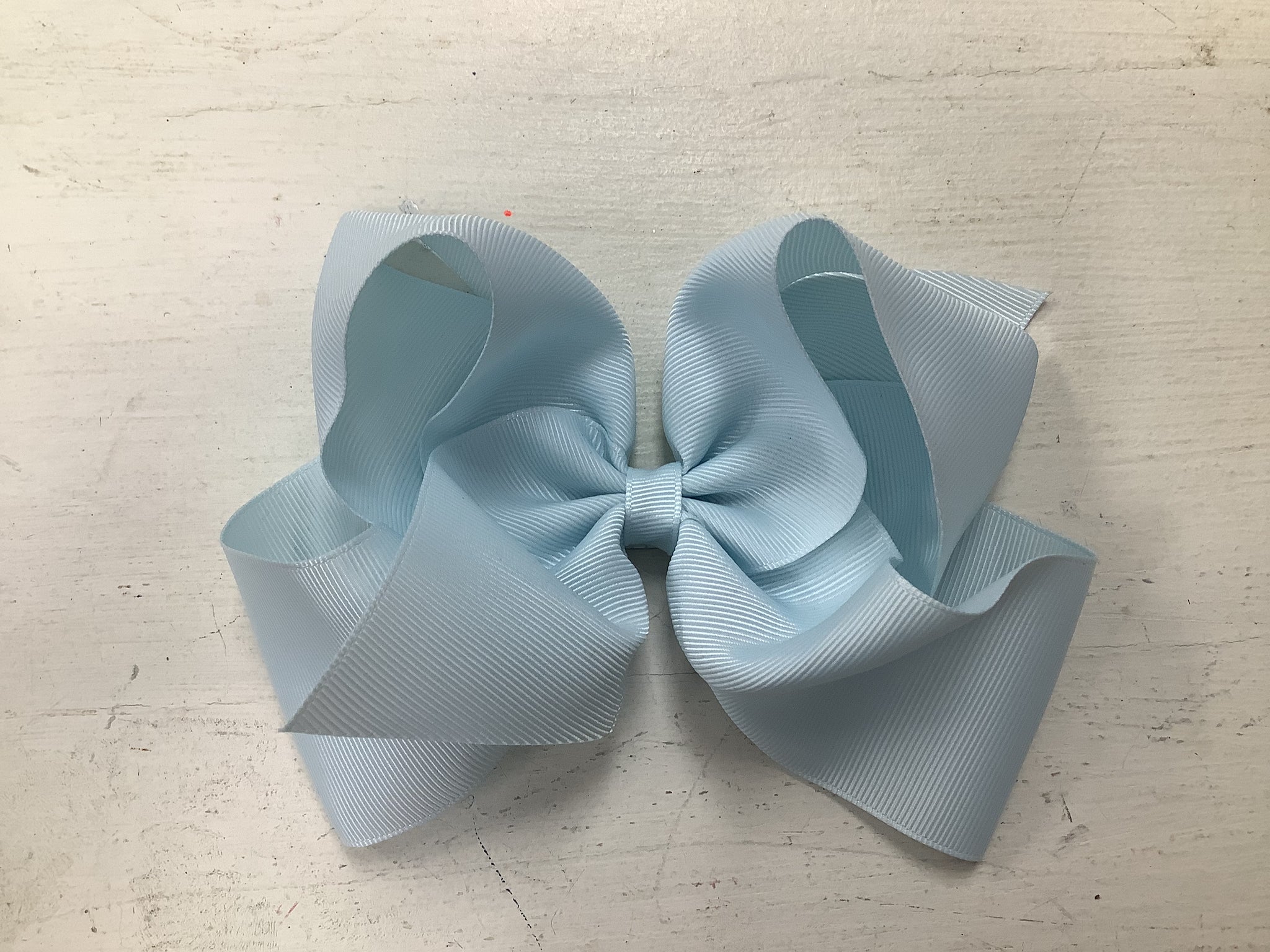 Wee Ones KB King Classic Grosgrain Girls Hair Bow (Plain Wrap) 6.25x5