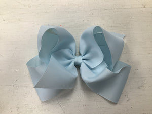 Wee Ones KB King Classic Grosgrain Girls Hair Bow (Plain Wrap) 6.25x5