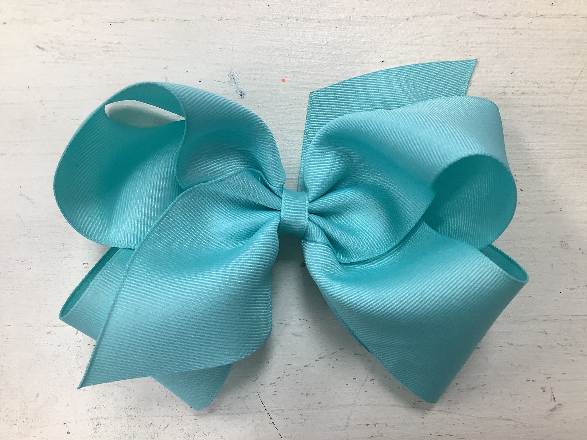Wee Ones KB King Classic Grosgrain Girls Hair Bow (Plain Wrap) 6.25x5