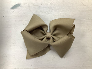 Wee Ones MKB Mini King Classic Grosgrain Girls Hair Bow (Plain Wrap)