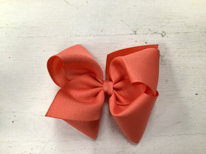 Wee Ones MKB Mini King Classic Grosgrain Girls Hair Bow (Plain Wrap)