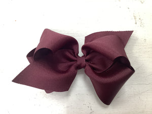 Wee Ones MKB Mini King Classic Grosgrain Girls Hair Bow (Plain Wrap)