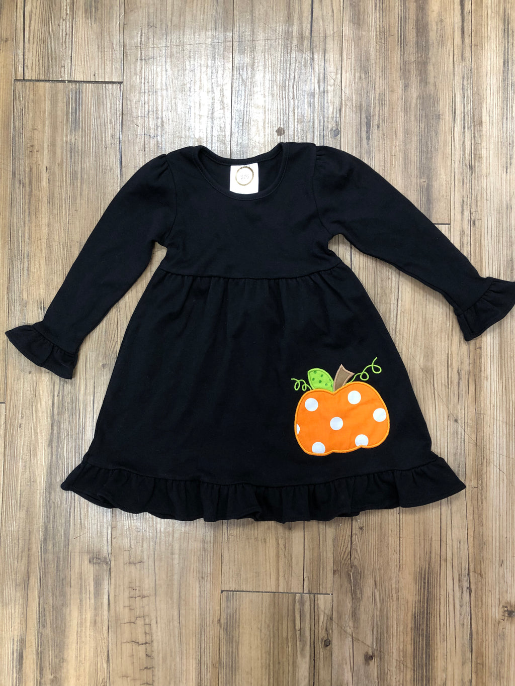 Blanks Boutique Black Long Sleeve Pumpkin Dress