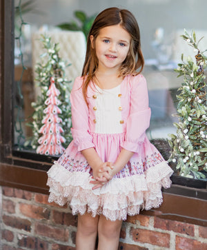 Be Girl AW23-76 Nutcracker Collection Garnet Dress  (HE)