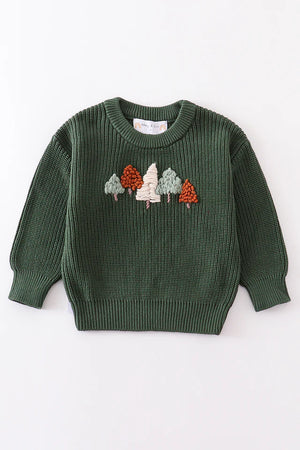 Abby&Evie Handmade Green Christmas Tree Sweater 700062 (STHE)