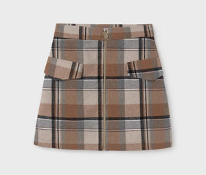 Mayoral 7973-59 Plaid Skirt for Girls (STHE)