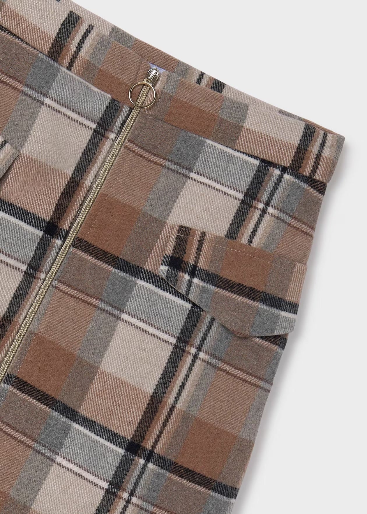 Mayoral 7973-59 Plaid Skirt for Girls (STHE)