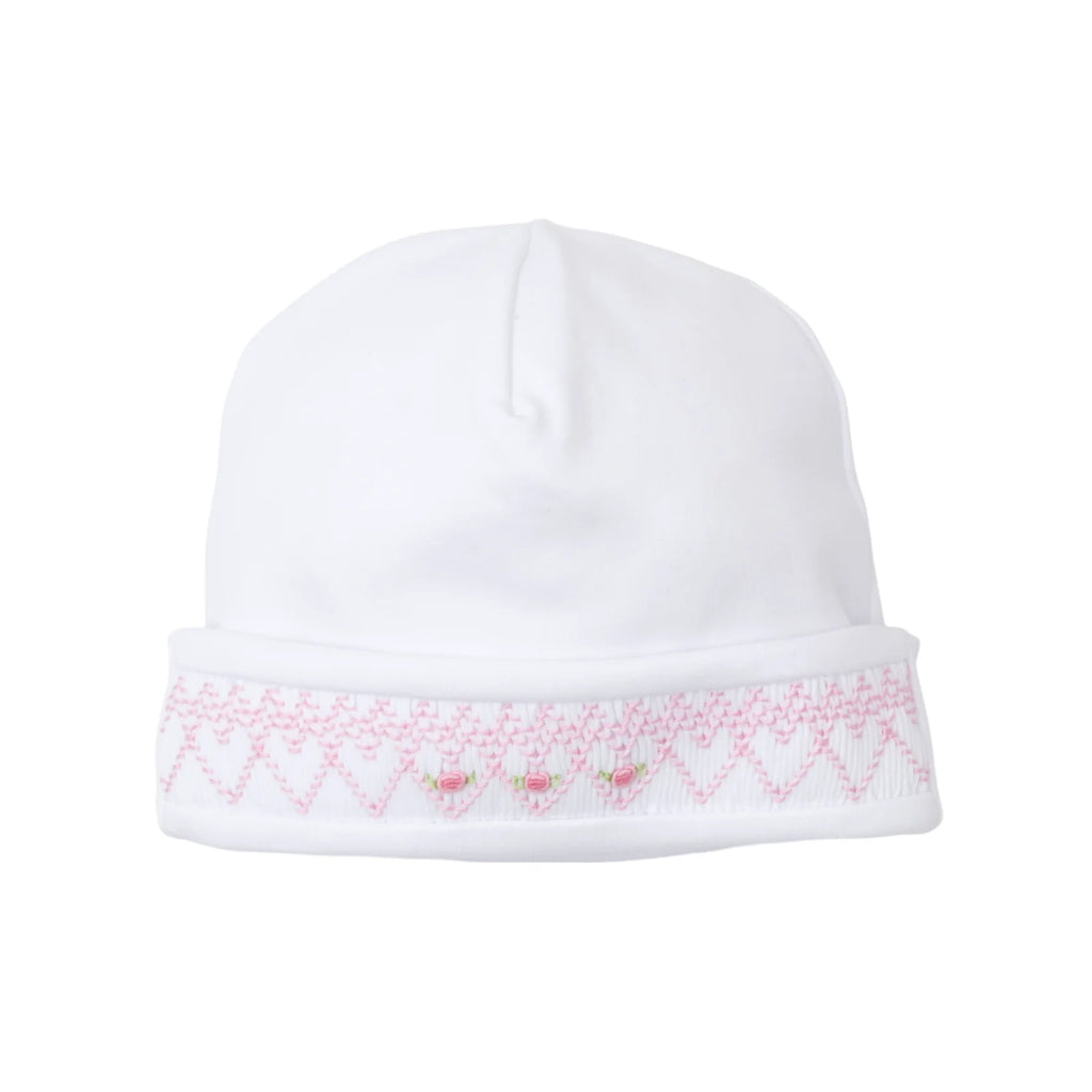 Kissy Kissy KG510121N Hand Smocked CLB Summer 24 Bishop Hat (HE)