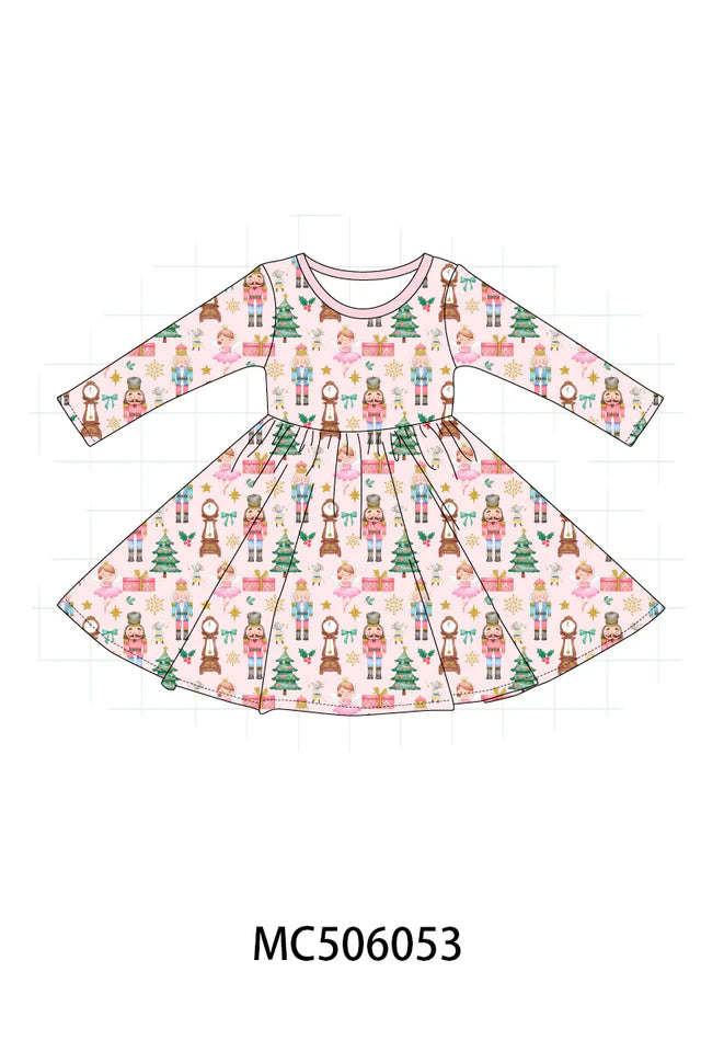 Abby & Evie Nutcracker Bamboo Twirl Dress MC506053