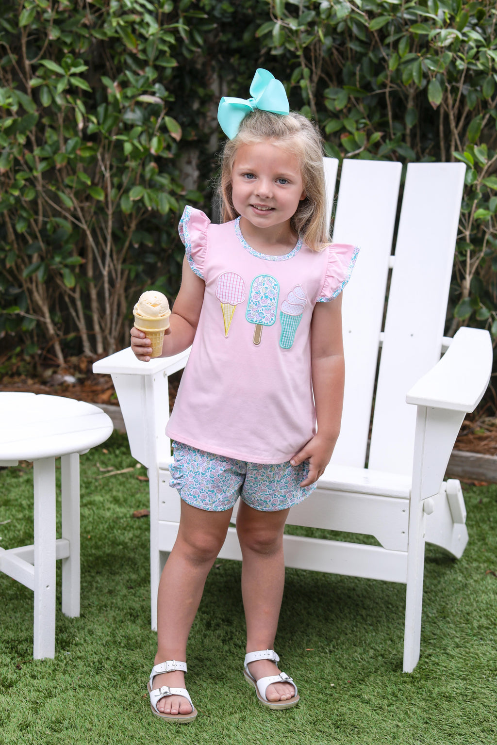 Trotter Street Kids Ice Cream Short Set TSK-01003 (STHE)