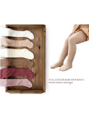 Olive & Cradle French Lace Tights