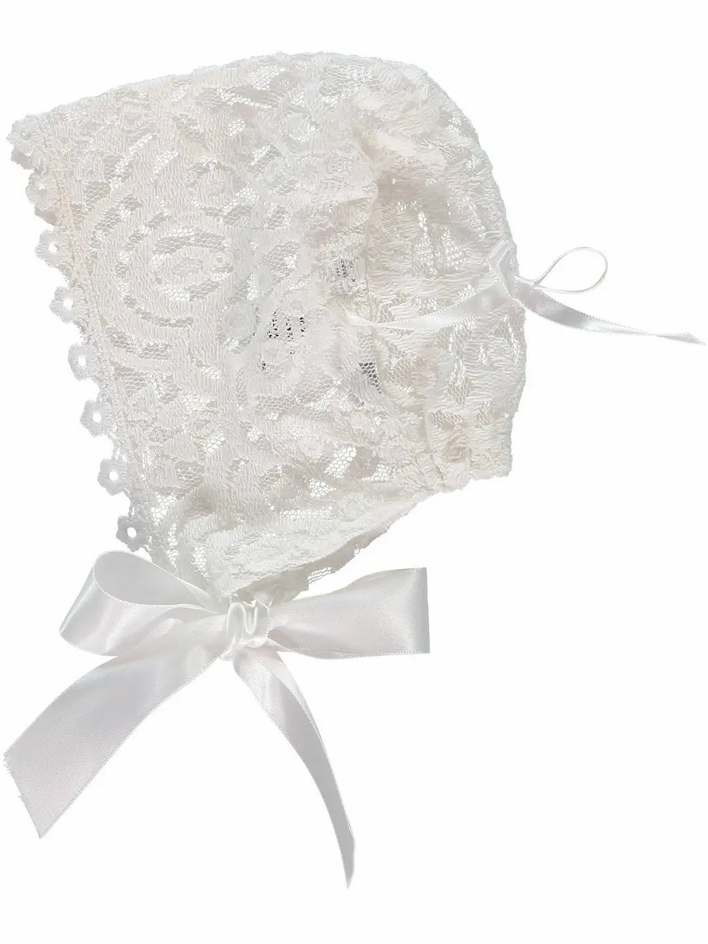 Julius Berger & Carriage Boutique Baby Girls Elegant Lace Bonnet (STHE)