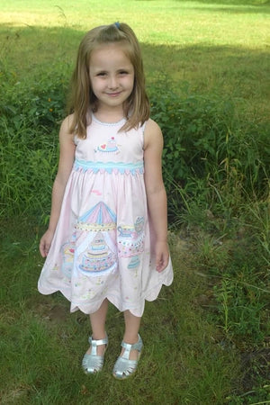 Cotton Kids Garden Tea Party Dress