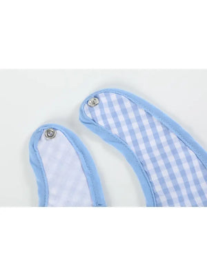 Lil Cactus Blue Gingham "Birthday Boy" Bib (STHE)