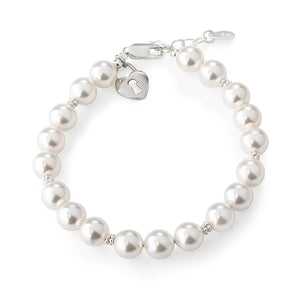 Mom and Me 2-Piece Bracelet Set Key To Heart Baby Bracelet: SM (0-12 months)