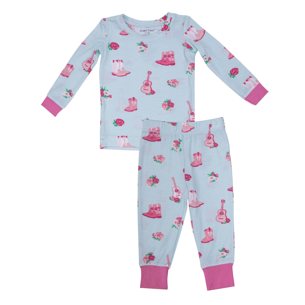 Angel Dear 171F3FCO Fancy Cowgirl Longsleeve Loungewear Set Bamboo (STHE)