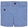 Mayoral 1238 Lavender Blue Formal Linen Bermuda Shorts