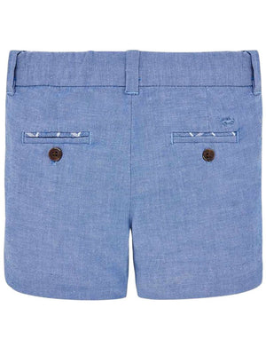 Mayoral 1238 Lavender Blue Formal Linen Bermuda Shorts (STHE)