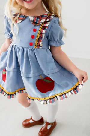Evie’s Closet Apple Plaid Tunic Set F23-100C (STHE)