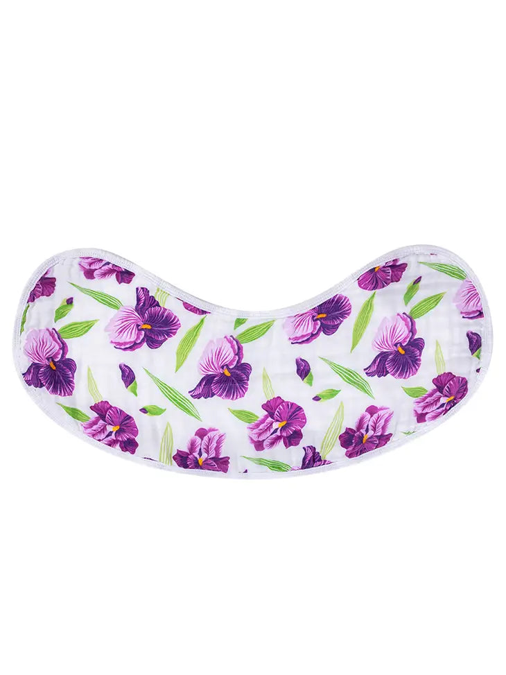 Little Hometown Iris Burp and Bib